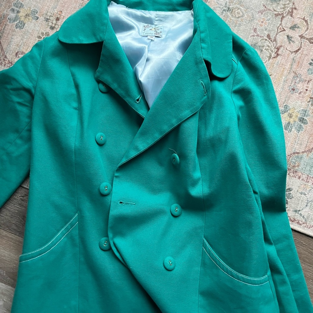 Tabitha Light Blue Satin Lining